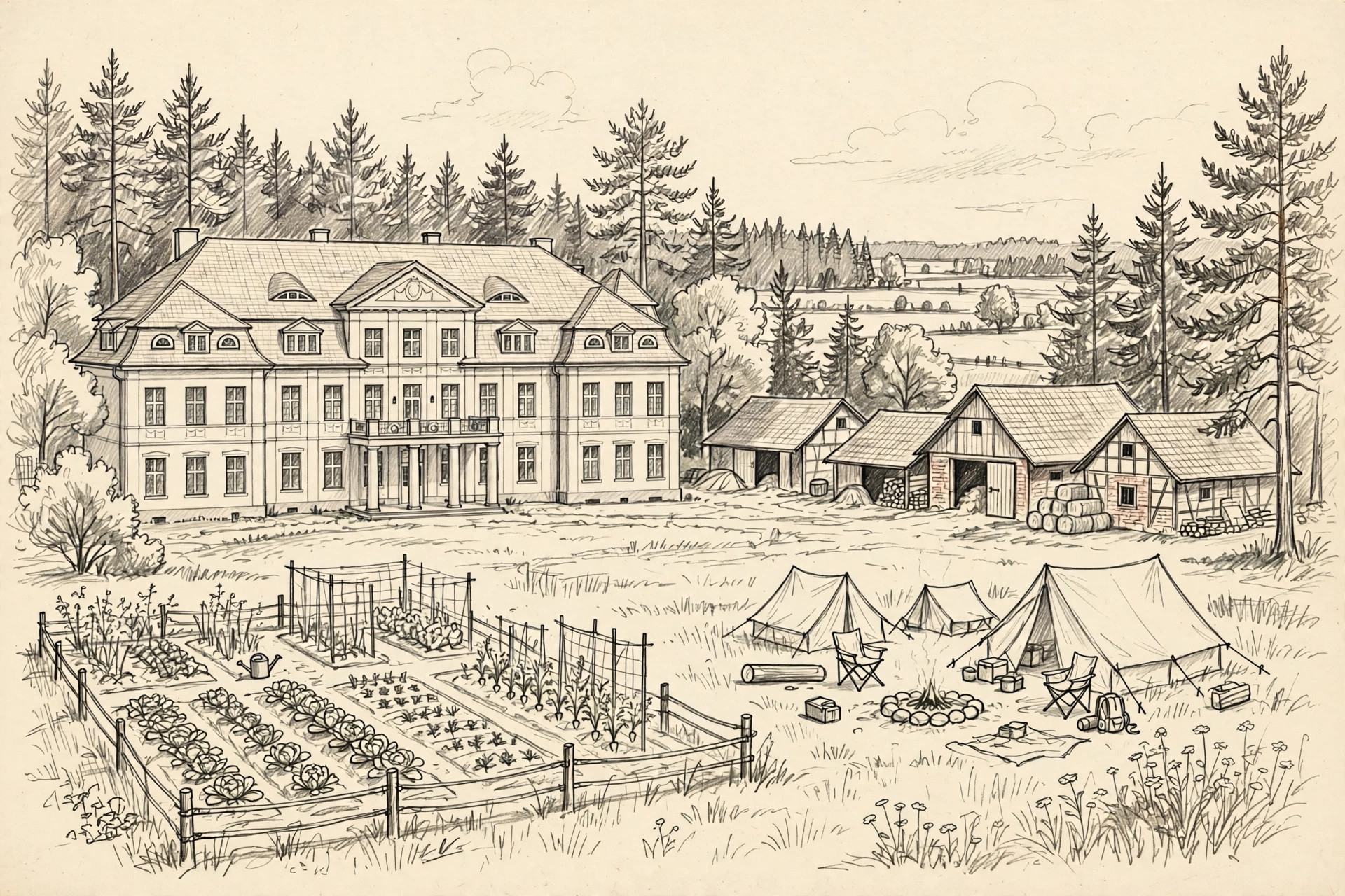 Pencil illustration of Coconat