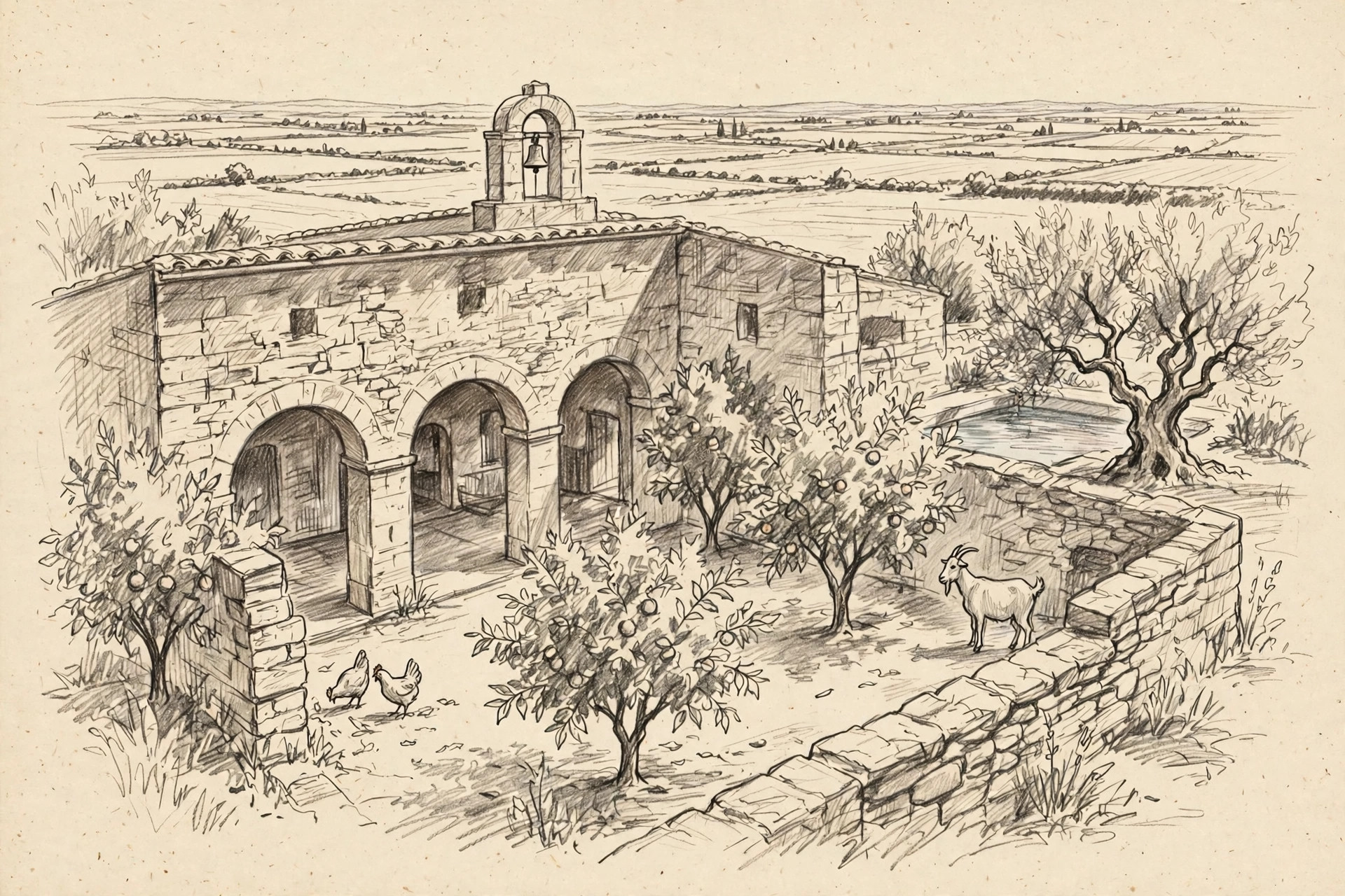 Bleistiftillustration von Canestanco 18